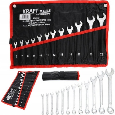 Kraft & Dele klíče očkoploché 12ks KD10921 – Hledejceny.cz
