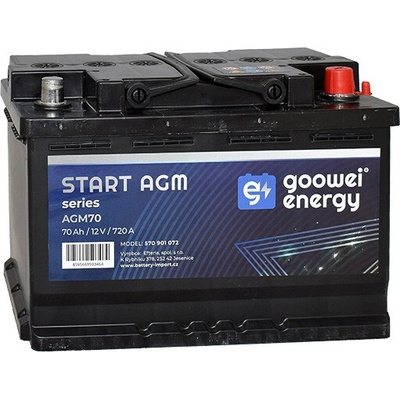 Goowei Energy 12V 70Ah 720A AGM70
