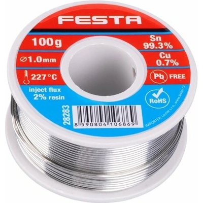 Bezolovnatý cín na pájení 1mm - 100g FESTA – Hledejceny.cz