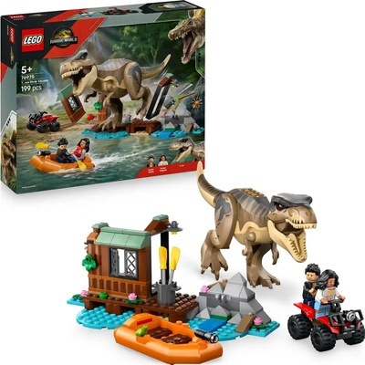 LEGO® Jurassic World 76975 T-rex a útek po rieke
