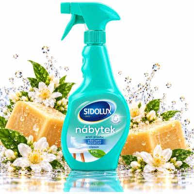 Sidolux M spray proti prachu s vůní marseillského mýdla s rozprašovačem 400 ml – Hledejceny.cz