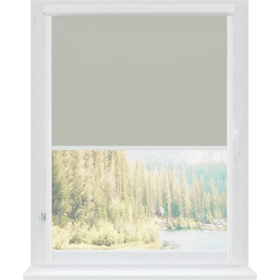 Dekodum Termoizolační roleta v bílé kazetě Pearl Silver 118 x 200 cm
