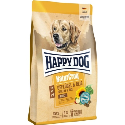 Happy Dog NaturCroq Geflügel Pur & Reis 15 kg