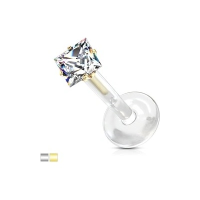 Piercingate labreta čtvereček PLA00267