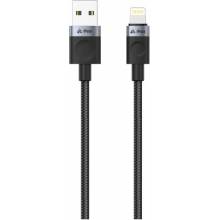 ER 90010104 USB-A / LIGHTNING 1m černý