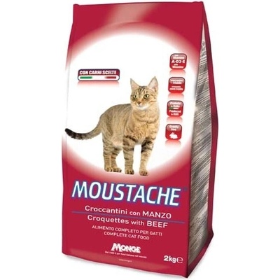 MOUSTACHE Dry cat Croquettes hovädzie 2 kg