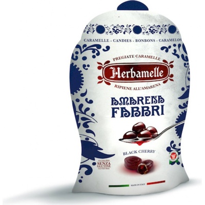 Herbamelle plnené cukríky višňa 75 g