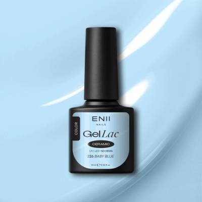 ENII NAILS Gel lak Ceramic 226 Baby Blue 10 ml