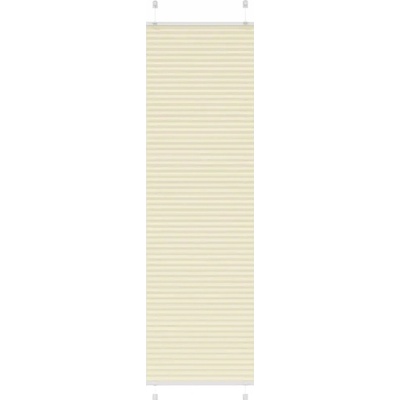 VidaXL Roleta plisé 65 x 200 cm krémová