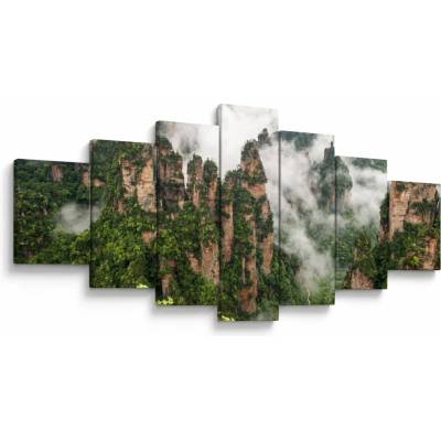 Obraz - National Park Zhangjiajie, Čína, sedemdielne 210x100 cm