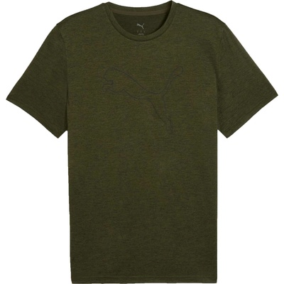 Puma M Tad Essential Heather Cat Tee khaki – Hledejceny.cz