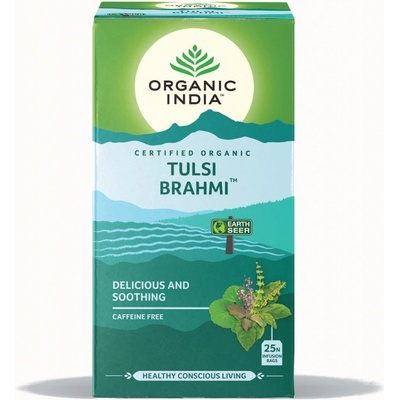 Organic India Čaj Tulsi Brahmi 25 ks 43,5 g
