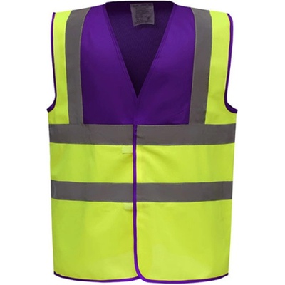 Yoko reflexná vesta HVW100 Purple Yoke