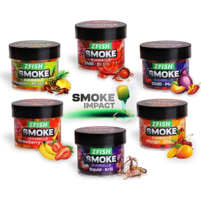 Zfish Smoke Dumbells 8 mm 20 g Strawberry Banana – Hledejceny.cz