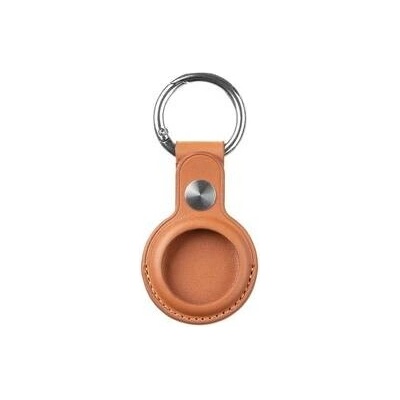 Tactical Beam Leather pre Airtag hnedé