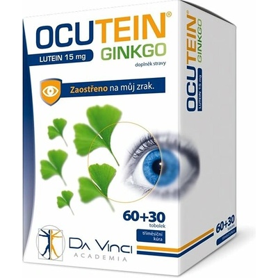 Da Vinci Ocutein Ginkgo 45 mg + Lutein 15 mg 60 + 30 kapsúl