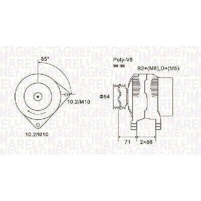 Generátor MAGNETI MARELLI 063731833010