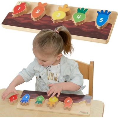 MASTERKIDZ Vzdělávací Záhon Čísla Barvy a Zelenina
