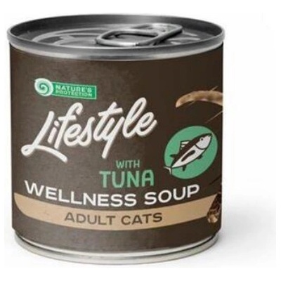 Natures P POLIEVKA cat adult Lifestyle Digestion with tuna soup 6 x 140 ml