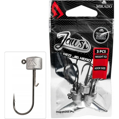 Mikado Jigové hlavičky JAWS NED BN vel.2 7g 3 ks