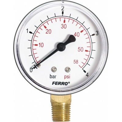 Novaservis M6304R manometr 63mm 1/4 radiální 0 - 4 bar – Hledejceny.cz