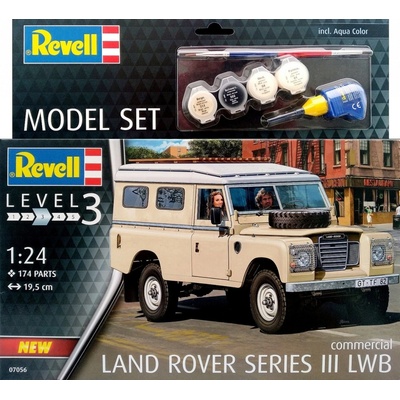 Revell Land Rover Series III LWB commercial Model Set 1:24