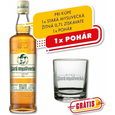 Stará Myslivecká Žitná 0,7 l (čistá fľaša)