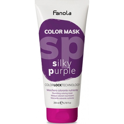 Fanola Color Mask barevné masky Silky Purple fialová 200 ml