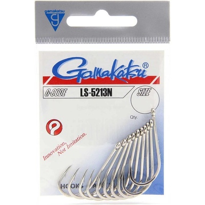 Gamakatsu LS-5213N Hooks Nickel vel.2 10 ks