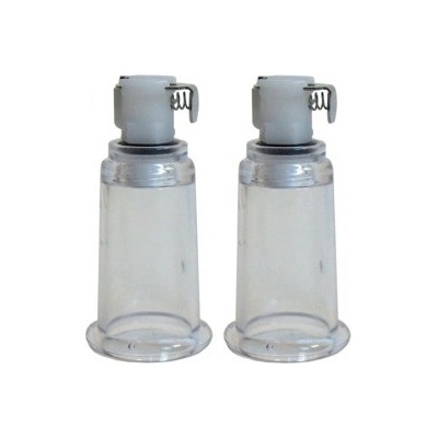 Mister B Tit Cylinders - na bradavky k vakuovým pumpám 1 pár 1,5 cm