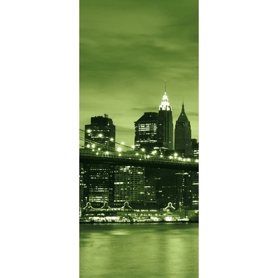 Preinterier Fototapeta - DV0110 - Zelený New York Samolep. fólia - 91cm x 211cm