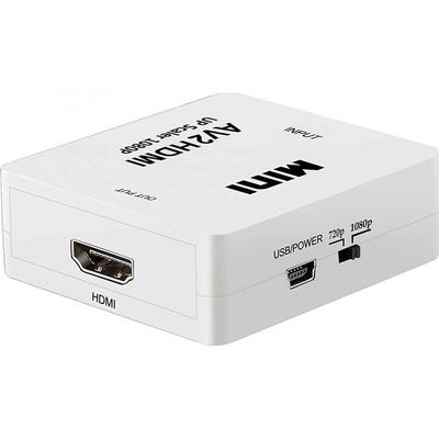 ADAPTÉR PŘEVODNÍK SIGNÁLU AV RCA CINCH NA HDMI AUDIO RCA 1080p CVBS KABEL – Hledejceny.cz