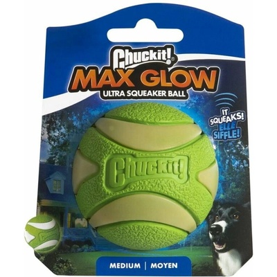 Chuckit max Glow Ultra Squeaker 6,5 cm svítící