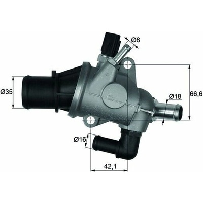 MAHLE ORIGINAL Termostat, chladivo TI16388