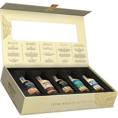 Nestville Whisky Limited Edition 46,98% 5 x 0,04 l (set)