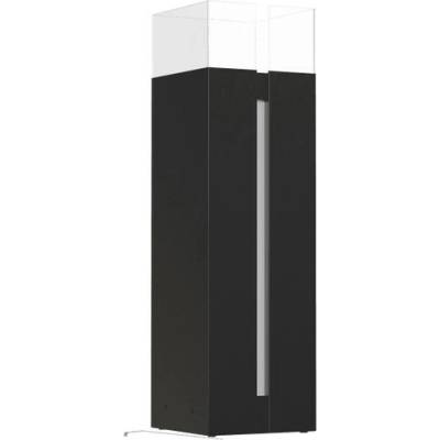 Kratki Voľne stojaci biokrb ROMEO SQUARE čierny 330 x 1137 mm