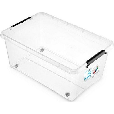 ORPLAST Kontejner na kolečkách Organizér s víkem 40 l