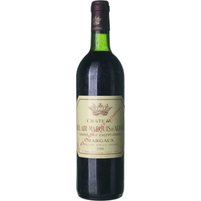 Chateau Bel Air-Marquis d'Aligre Margaux Grand Cru suché červené 1996 0,75 l (holá láhev)