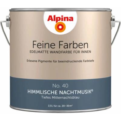 Alpina Fine Colors č. 40 Heavenly Night Music® Blue elegantní matná 2,5 l