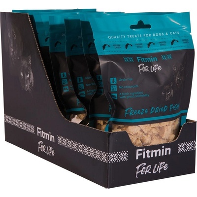 Fitmin For Life Mrazem sušená rybí pochoutka pro psy a kočky 10 ks x 30 g