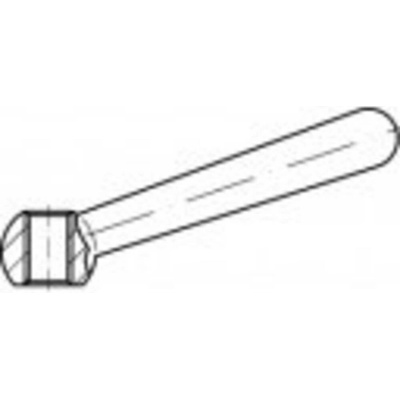 TOOLCRAFT kužeľový úchyt TO-9979584 10 ks