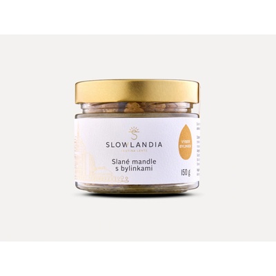 Slowlandia Slané mandle s bylinkami 150 g