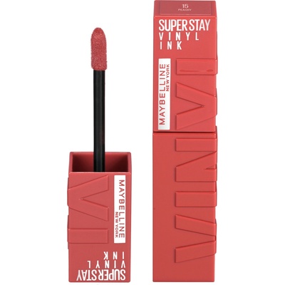 Maybelline SuperStay Vinyl Ink dlouhotrvající tekutá rtěnka 15 PEACHY 4,2 ml