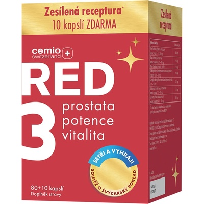 Cemio RED3 80 + 10 kapslí