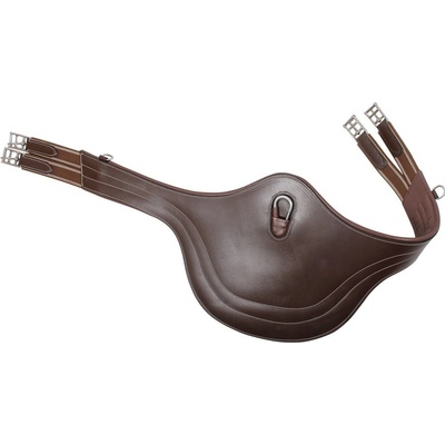 QHP Okopávací podbřišník prošívaný dark brown
