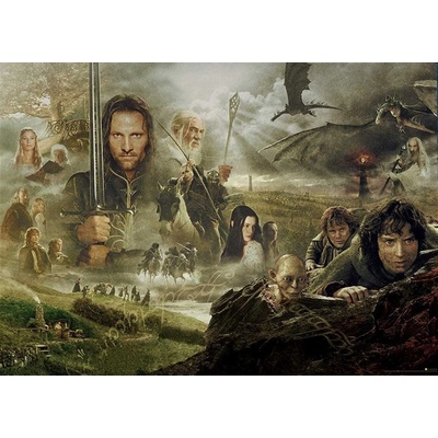 Aquarius Pán prstenů Jigsaw Saga 3000 dielov