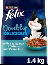 Felix Doubly Delicious Adult losos a mořské ryby 1,4 kg