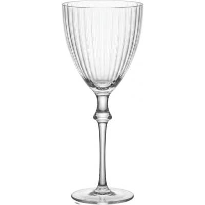 Clayre & Eef Průhledná skleněná sklenice na víno _3 300 ml