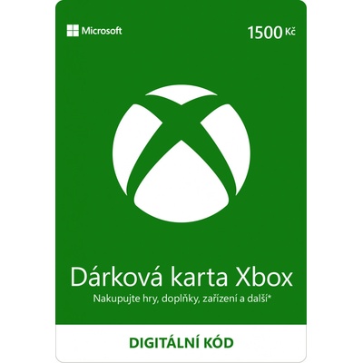 Microsoft Xbox Live dárková karta 1500 Kč – Hledejceny.cz