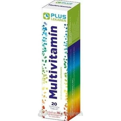 Plus Lékárna Multivitamín tablet eff s příchutí pomeranče 20 ks